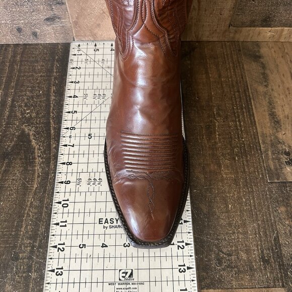 Lucchese Handmade Classics L1506 French Toe Western Cowboy Boots Mens 11.5 D - Picture 8 of 12